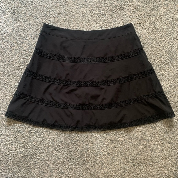 The Limited Dresses & Skirts - The Limited Black Lace Detail Mini Skirt